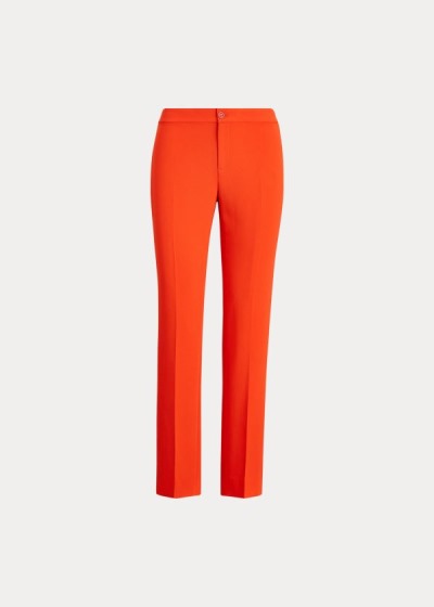 Pantalones Ralph Lauren Mujer Naranjas - Carlina Crepe Cady - ZCBFE0713